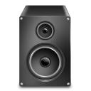 Speaker Black Icon 128x128 png